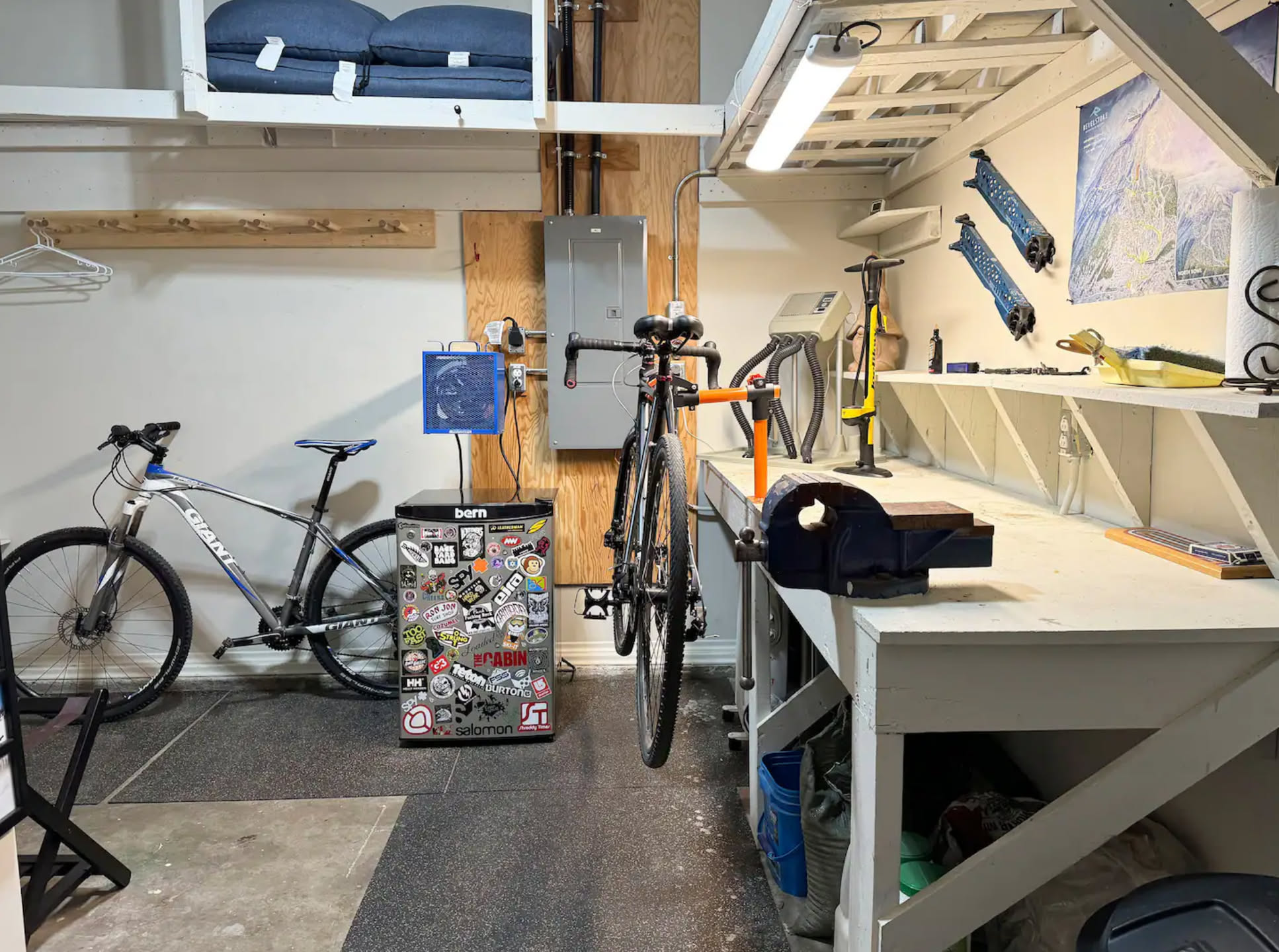 Lockable Bike Repair and Storage